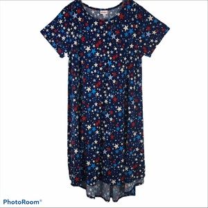 Luluroe Carly Patriotic stars dress